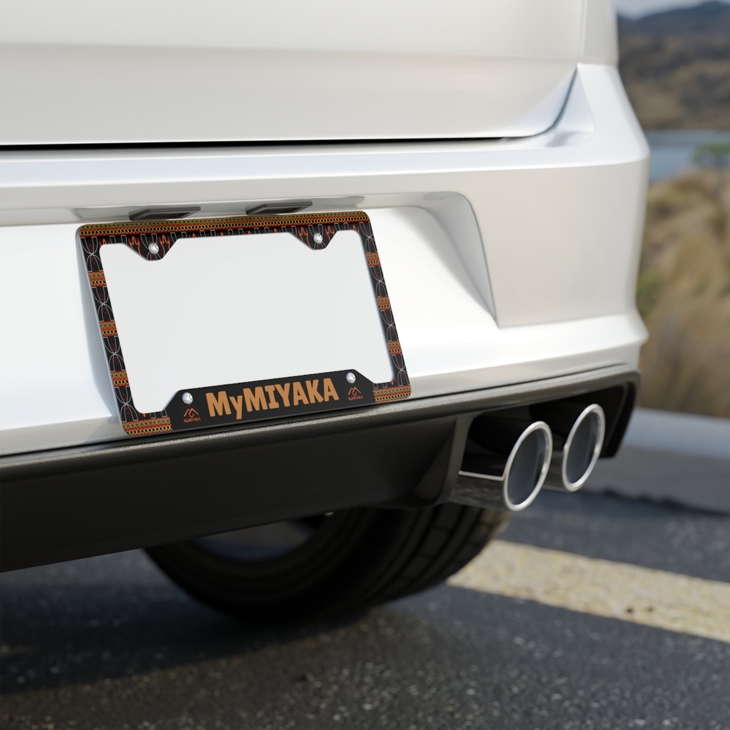 Custom Metal License Plate Frame (Toghu Style)