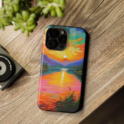 Vibrant Sunset iPhone 15 Tough Cases