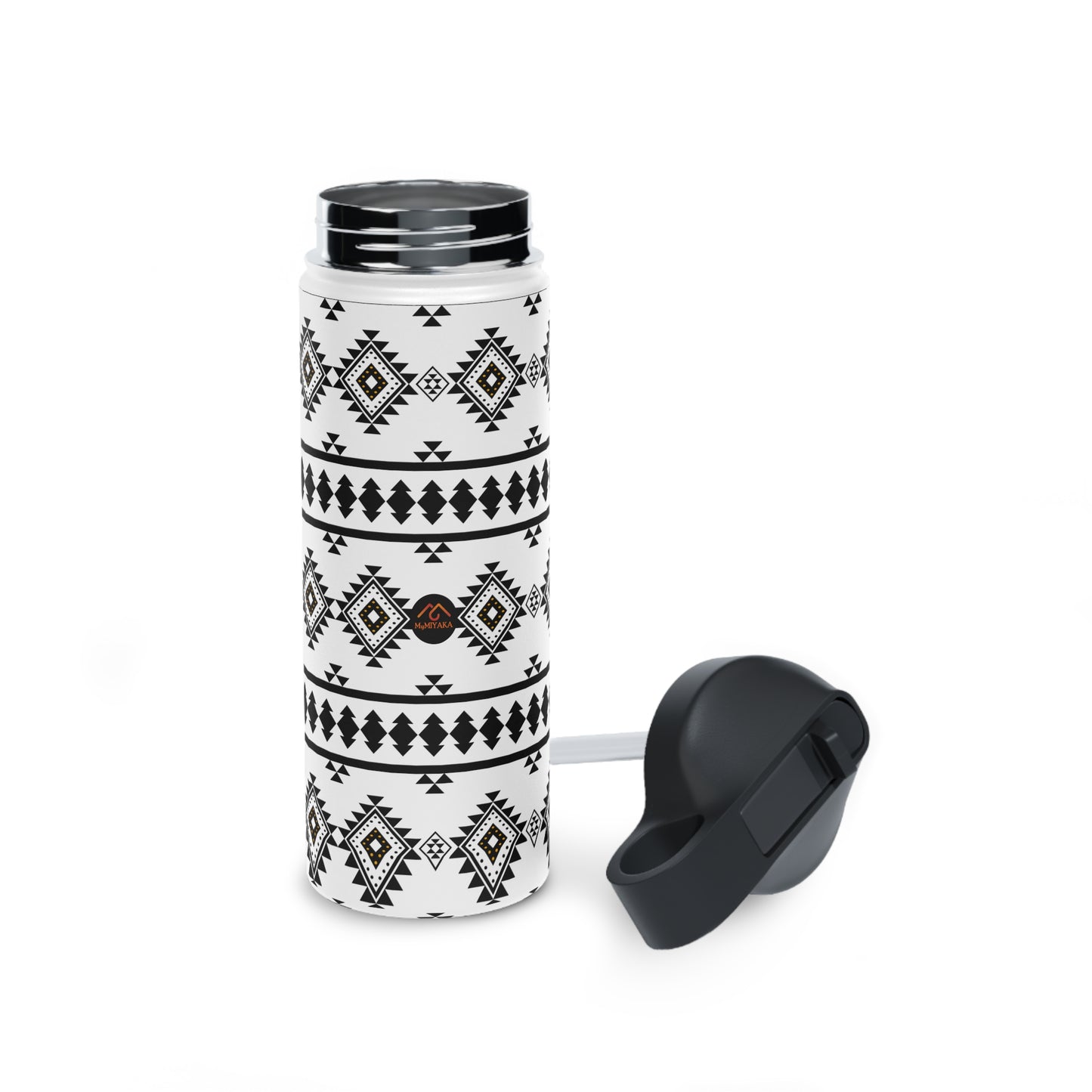 Afrotouch Stainless Steel Water Bottle, Standard Lid