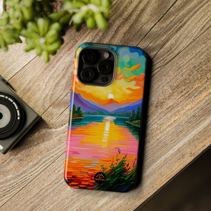 Vibrant Sunset iPhone 15 Tough Cases