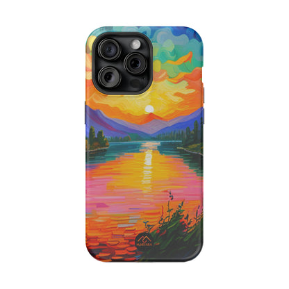 Vibrant Sunset iPhone 15 Tough Cases