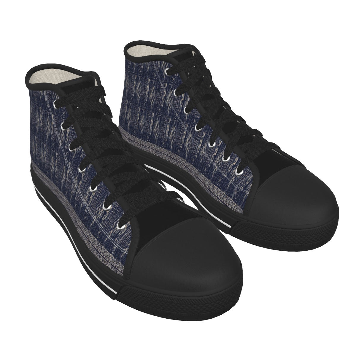 Men's Ndop Toghu Black Sole Canvas Shoes