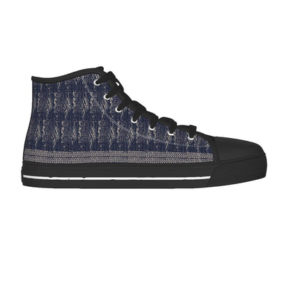 Men's Ndop Toghu Black Sole Canvas Shoes