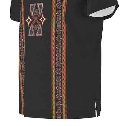 Men's Toghu Dashiki Shirt - Black