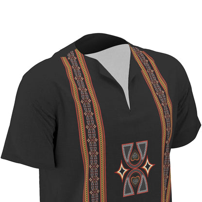 Men's Toghu Dashiki Shirt - Black