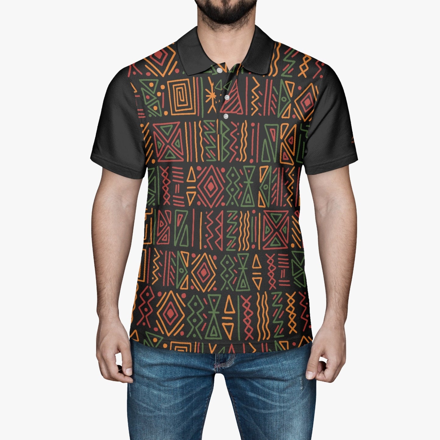 Tribal Clash Men Polo Shirt