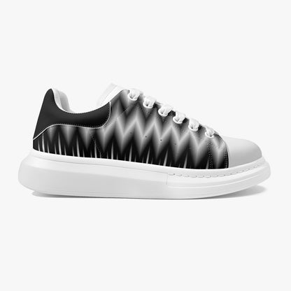 Aztec Leather Oversized Sneakers - Women