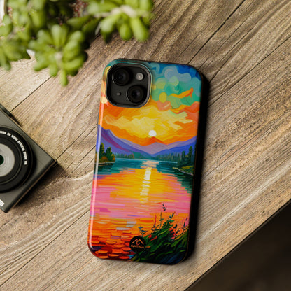 Vibrant Sunset iPhone 15 Tough Cases