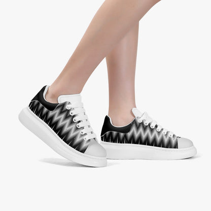 Aztec Leather Oversized Sneakers - Women