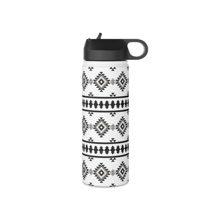 Afrotouch Stainless Steel Water Bottle, Standard Lid