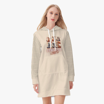 Pawsitive Vibes Hoodie Dress