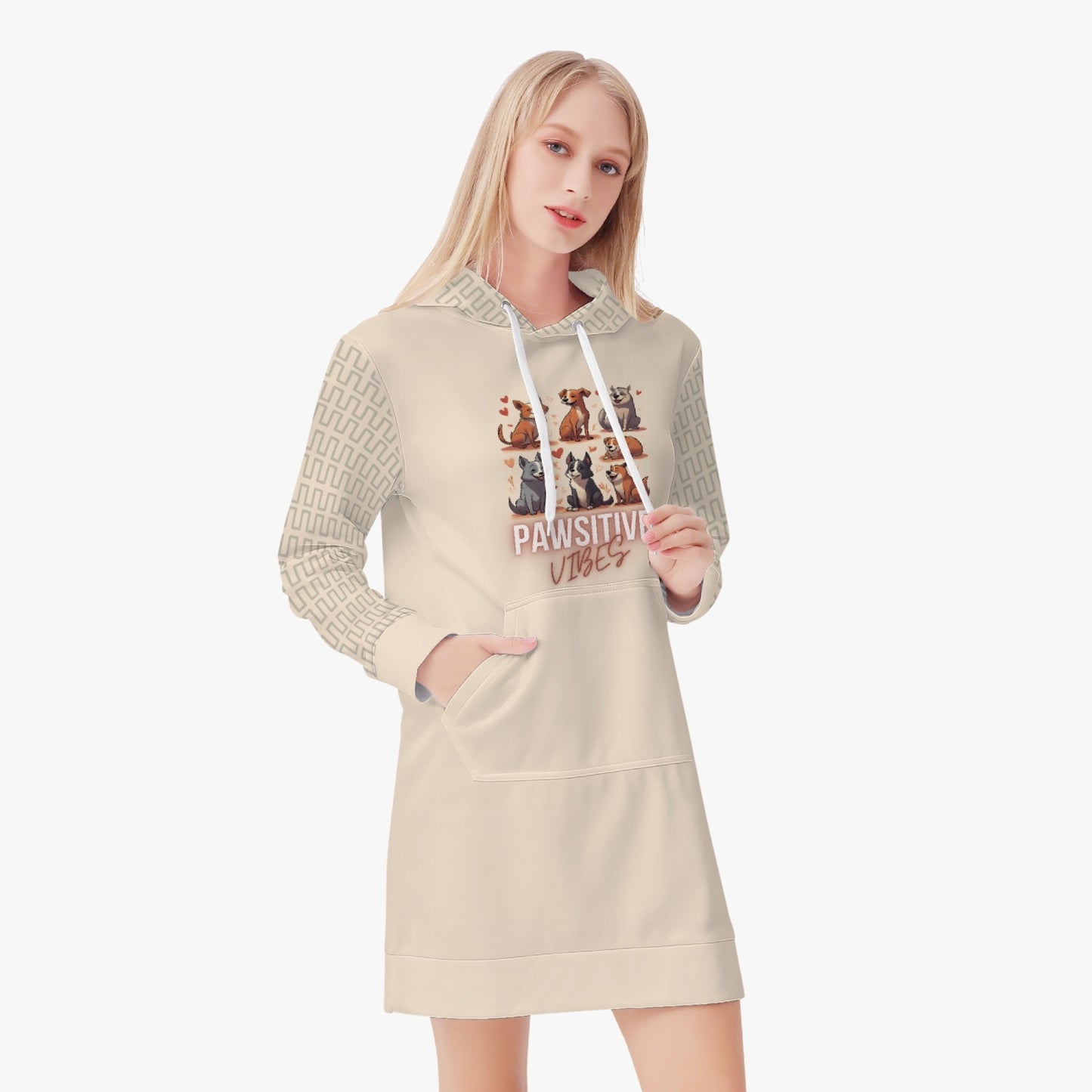 Pawsitive Vibes Hoodie Dress