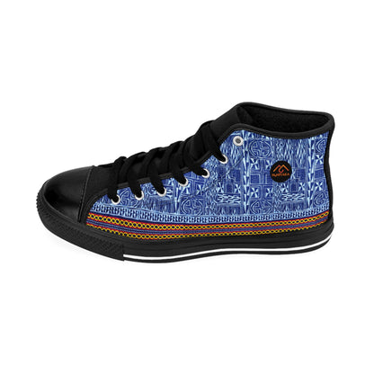 Men's West Traditional Fabric High Top Sneakers