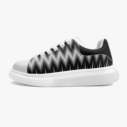 Aztec Leather Oversized Sneakers - Women