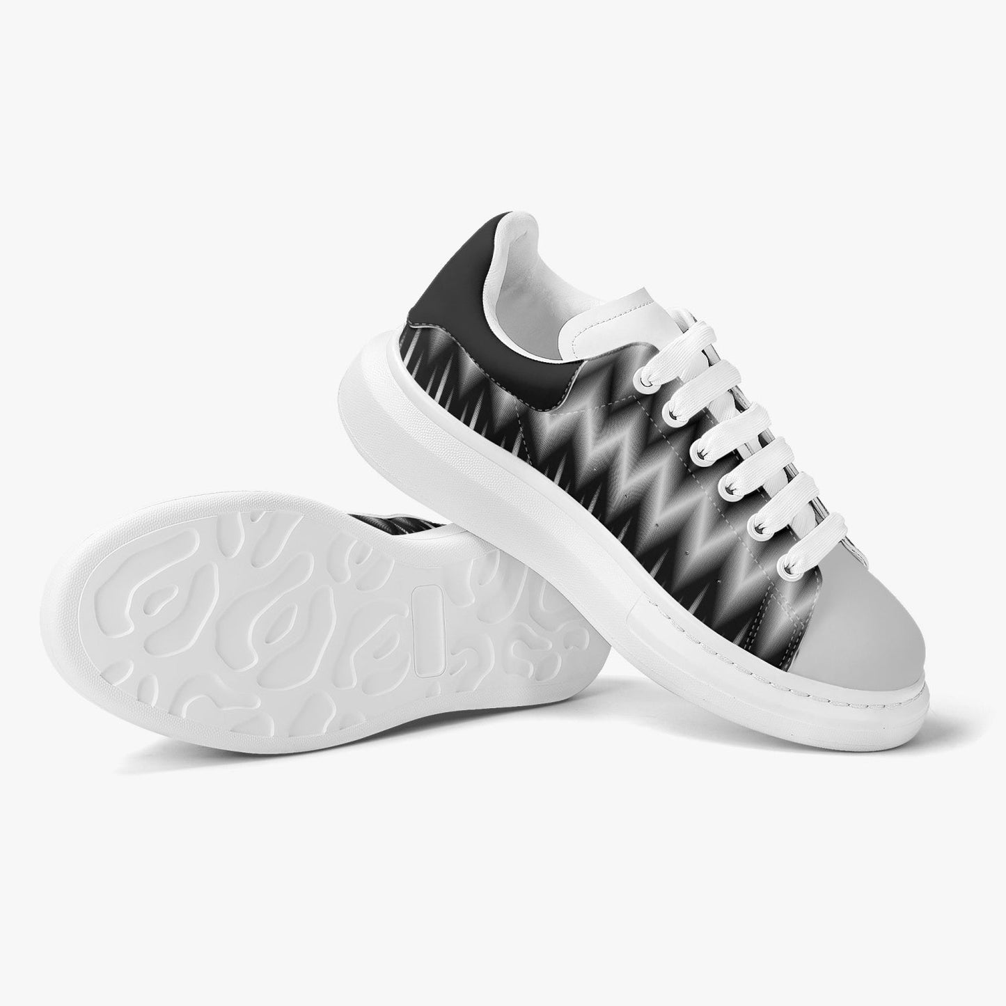 Aztec Leather Oversized Sneakers - Women