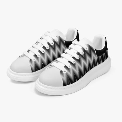 Aztec Leather Oversized Sneakers - Women