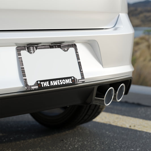 The awesome Custom Metal License Plate Frame