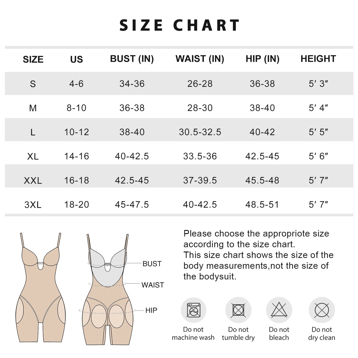 Colombianas Deep V Hip Pads Padded Shapewear