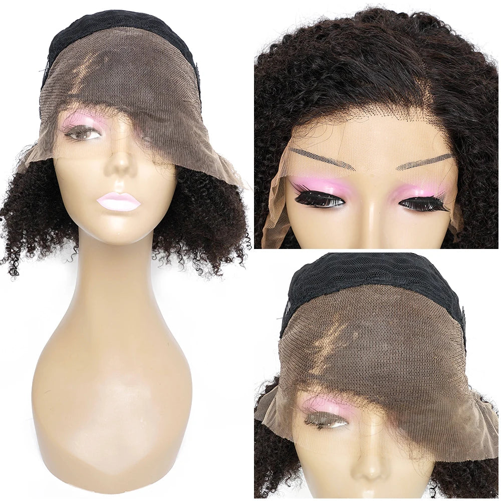 13x4 Kinky Curly Lace Front Human Hair Wig