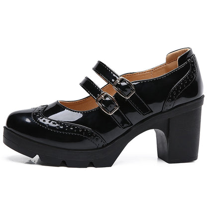 Genuine Leather New Mary Jane Pump