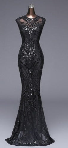 Luxury Sequin Mermaid Evening Dress