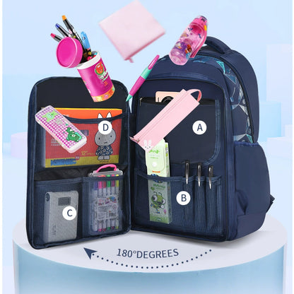 Super Lightweight Youth Burden Alleviation Waterproof Schoolbag