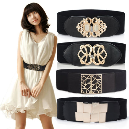 Fashion Elastic Women's Elastic Body-Shaping Skirt Wide Belt