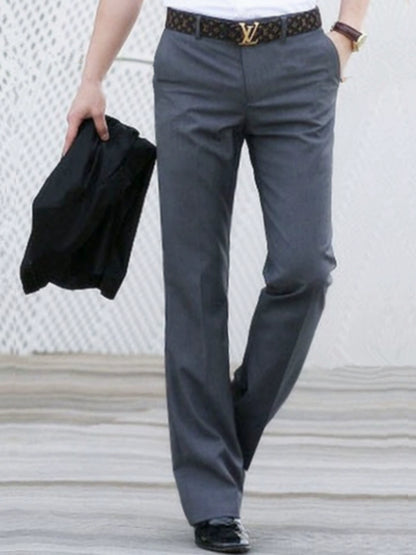 Fashionable High-End Spring Loose Pants Suit Slightly Flared