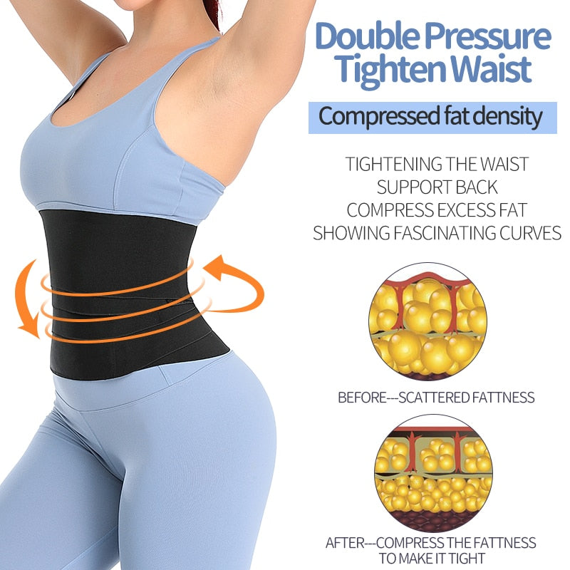 Waist Bandage Wrap Trimmer Belt Waist Trainer