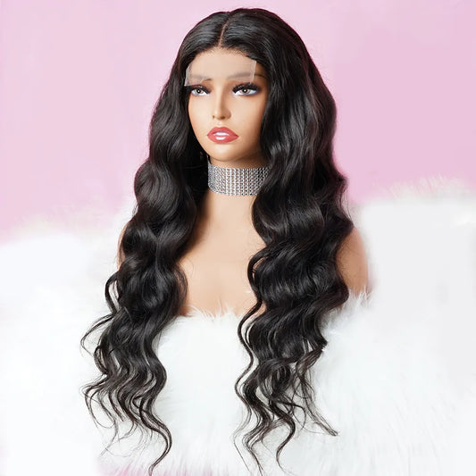 180% Wear And Go Glueless Body Wave Lace Frontal Human Hair Wig