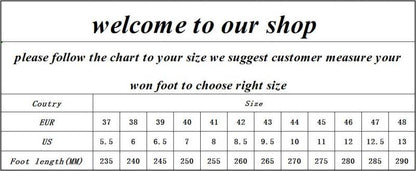 Black Chunky Breathable Slip-On Dress Shoes Style 1