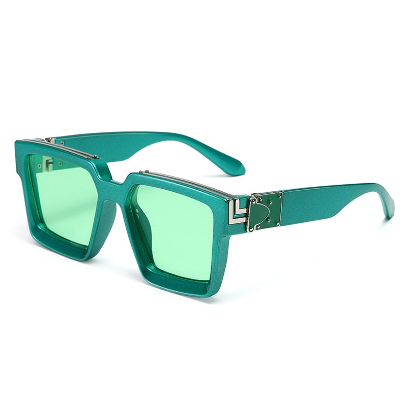 Luxury Square Frame Sun Glasses