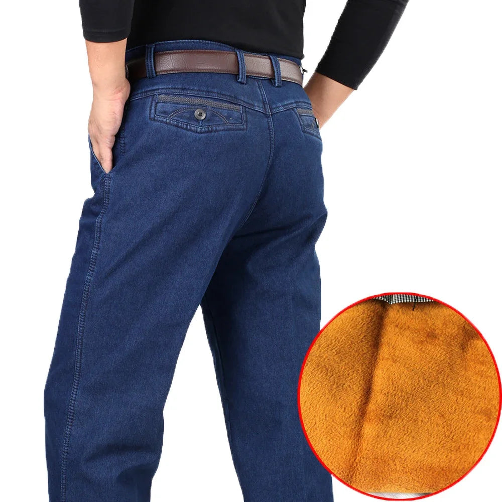 Classic Fleece Cotton Quality Long Jeans