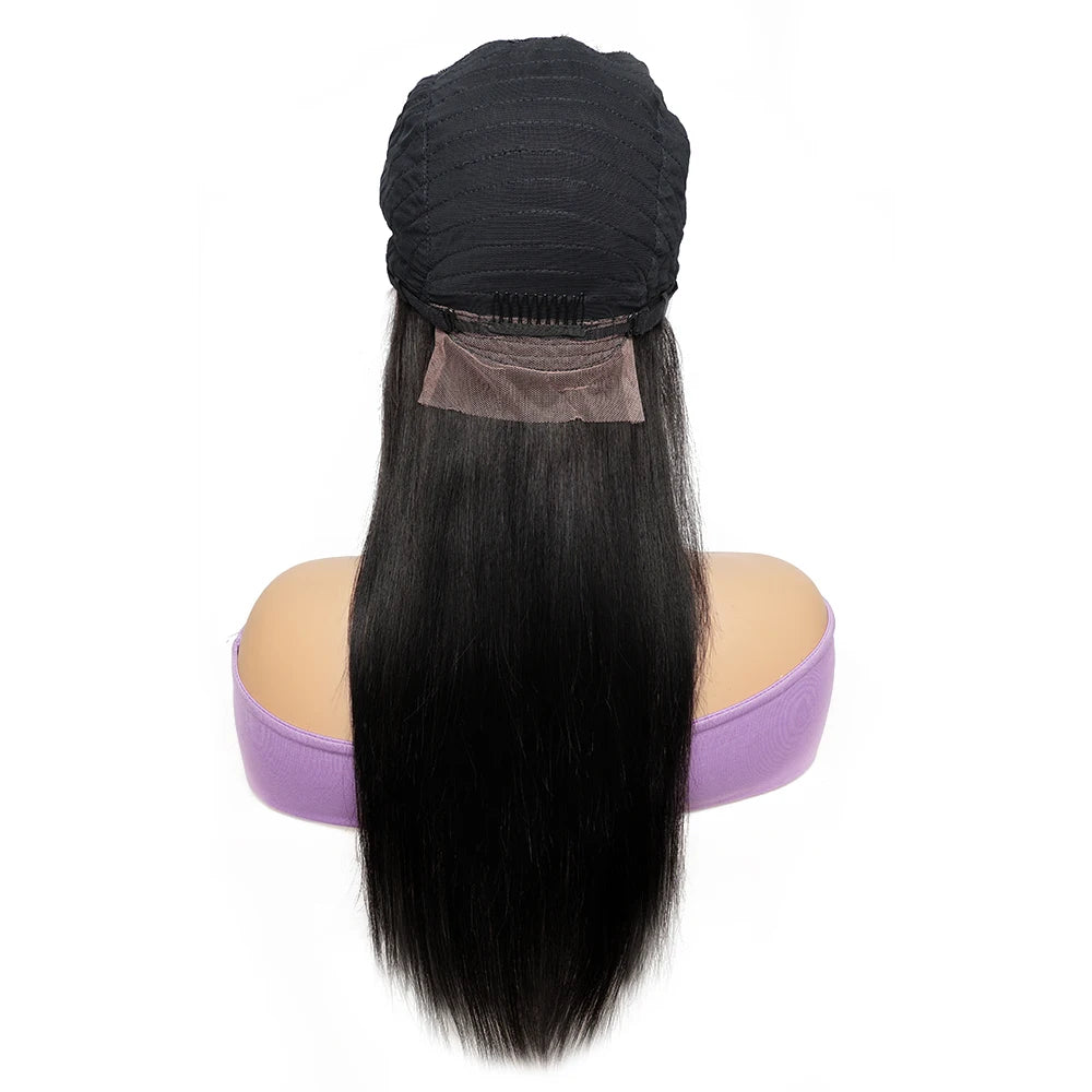 180% Density Straight Lace Frontal Human Hair wig.