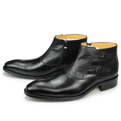 Ankle Leather Luxury Boots Size 39 - 46