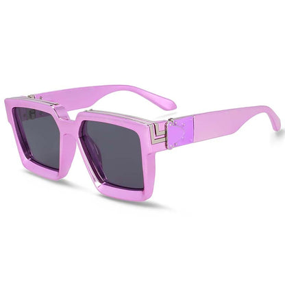 Luxury Square Frame Sun Glasses