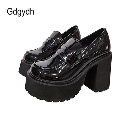 Chunky Platform Loafers Casual Shoes