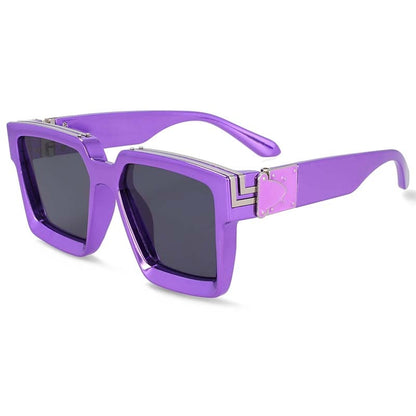 Luxury Square Frame Sun Glasses