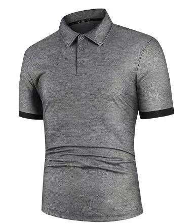 Short Sleeve Polo Business Casual Luxury Tee Shirt  Men