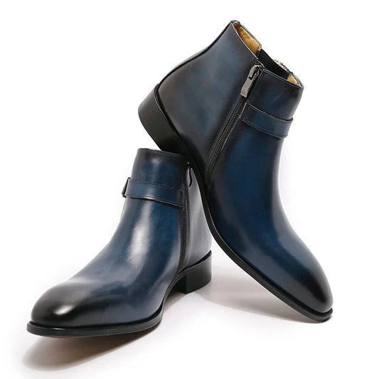 Real Leather Classic Italian Ankle Boot