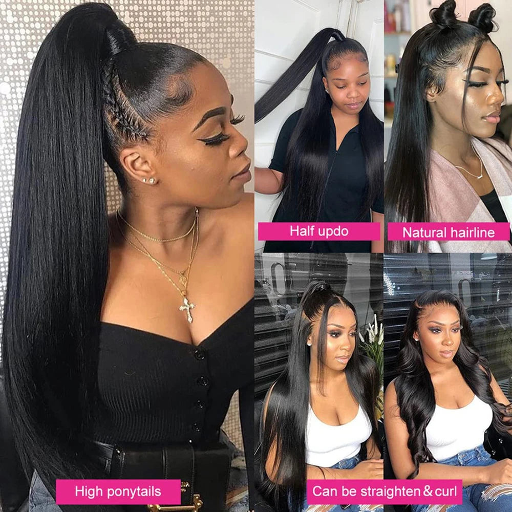 Bone Straight 360 Full Lace Wig Human Hair