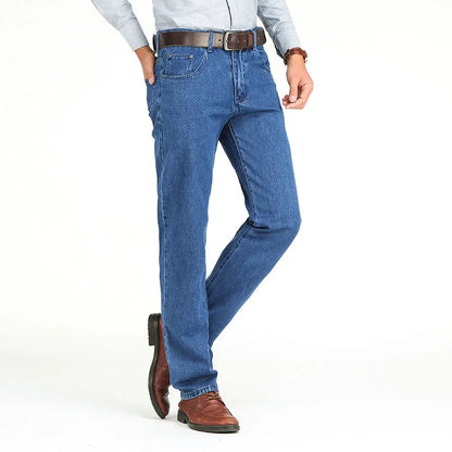 Classic Loose Cotton Fabric Straight Denim Pant