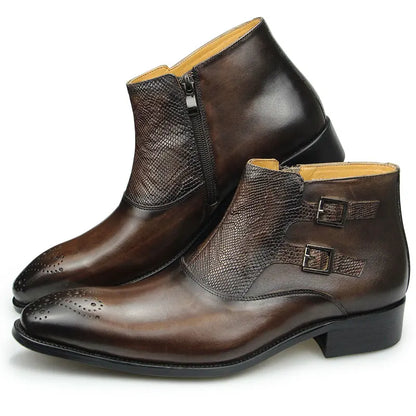 Ankle Leather Luxury Boots Size 39 - 46