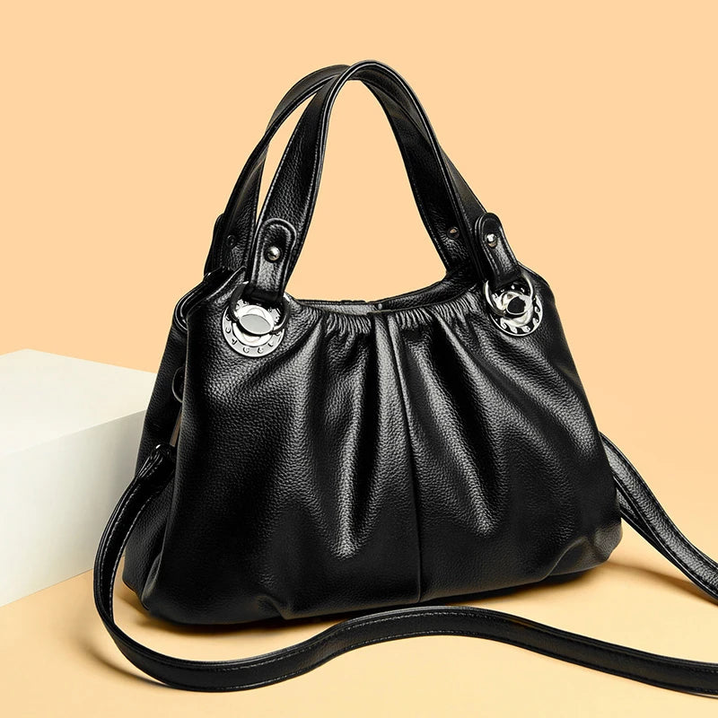 3 Layers Luxury Pleated Shoulder Bag