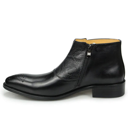 Ankle Leather Luxury Boots Size 39 - 46