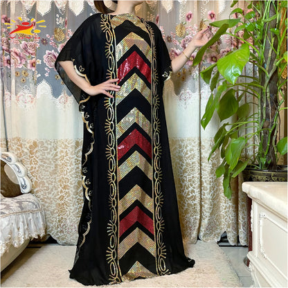 High Quality Sequins Embroidery Robes