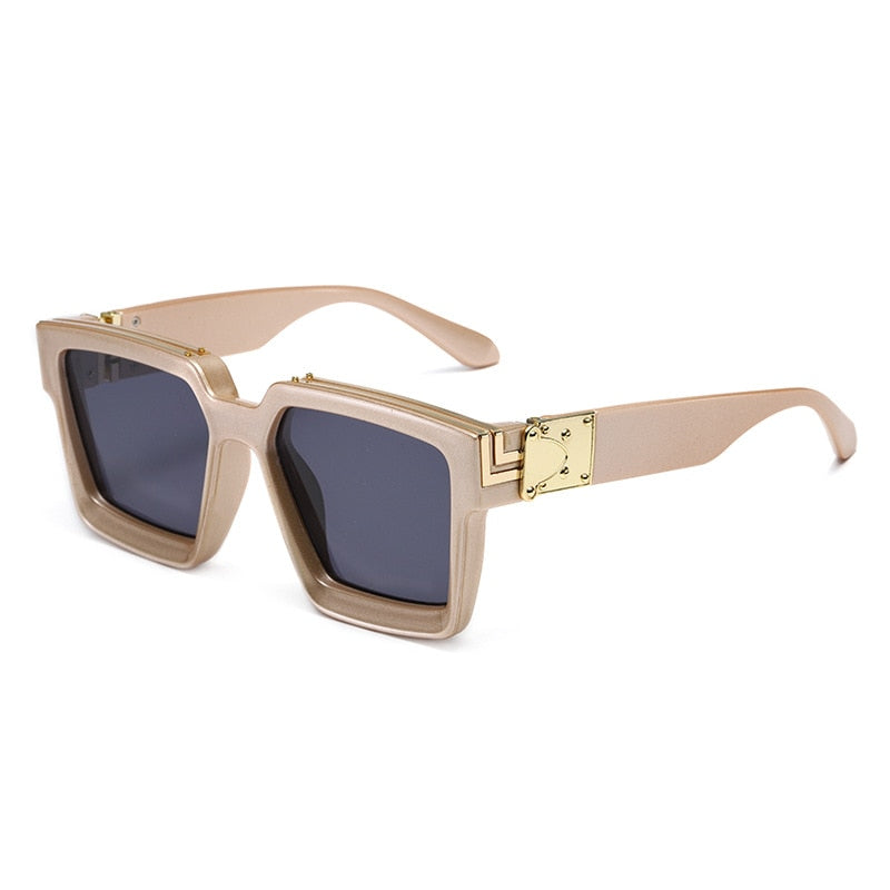 Luxury Square Frame Sun Glasses