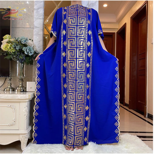 High Quality Fabric Sequin Embroidery Robe With Scarf High