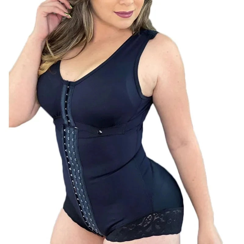 Adjustable Shoulder Strap Body Shaper Control Bust To Low Belly