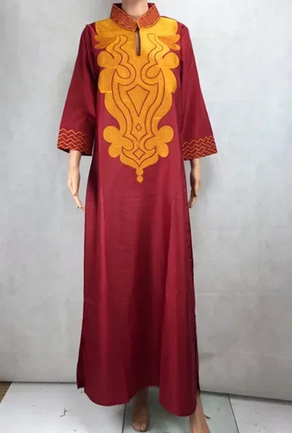 Soft Material Embroidery Design Dress Without Scarf